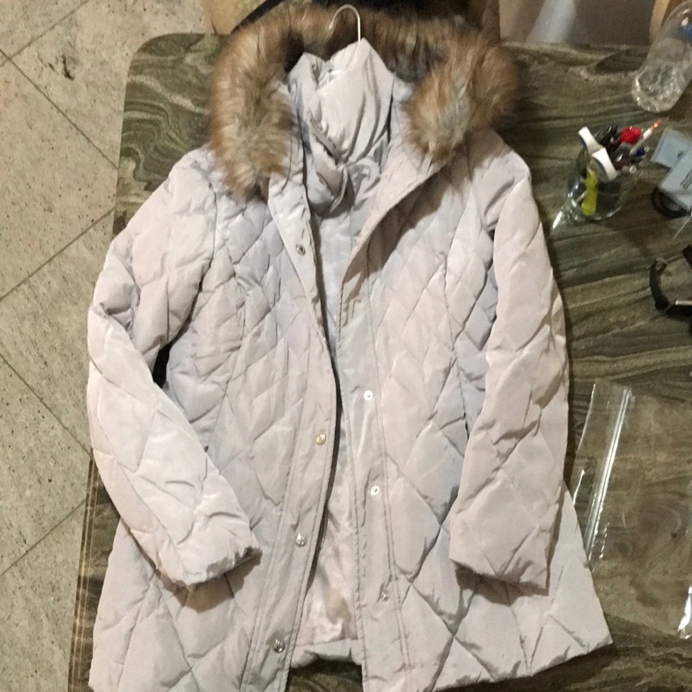 Jessica Simpson Puffer Jacket With Fur Hood !